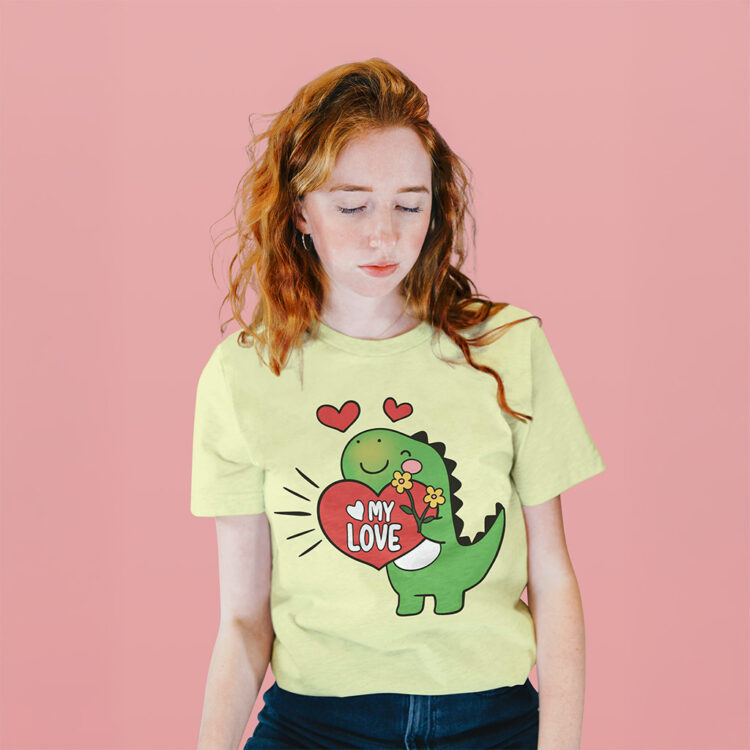 Dino Love | Tshirt, Hoodie & Sweatshirt - Image 2