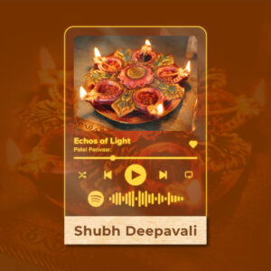 Diwali (Festival of Lights) – Personalized AI Song & Spotify Lamp