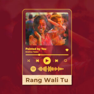 Holi (Festival of Colours) – Personalized AI Song & Spotify Lamp