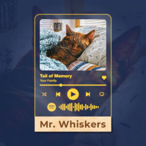 Pet Memorials – Personalized AI Song & Spotify Lamp